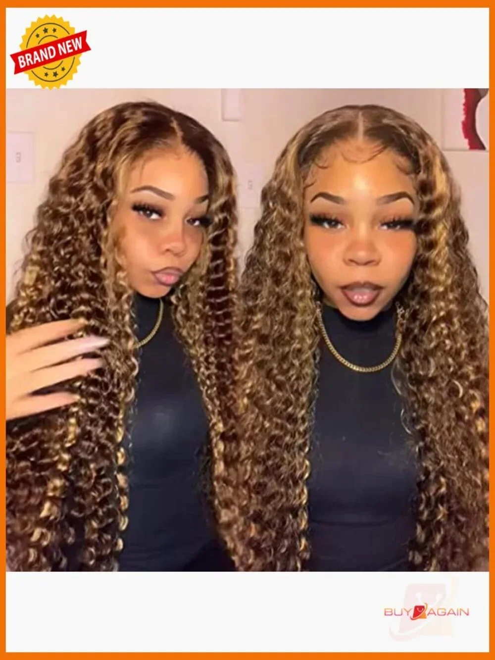Glueless Wear and Go Deep Wave Lace Front Wig 18 inch HD Lace Pre Plucked